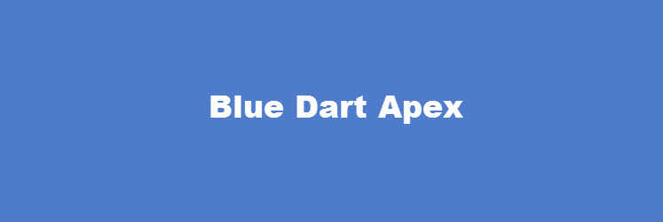 Blue Dart Apex